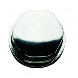 Schmitt Faux Center Nut - Stainless Steel - 1/2"&3/4" Base Included - For Cast Steering Wheels