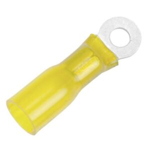 Pacer 12-10 Awg Heat Shrink Ring Terminal - #10 Stud Size - 25 Pack