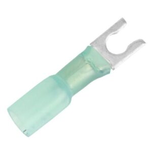 Pacer 16-14 Awg Heat Shrink Spade Terminal - #10 Stud Size - 25 Pack