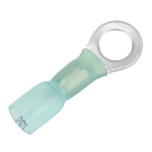 Pacer 16-14 Awg Heat Shrink Ring Terminal - 1/4" Stud Size - 3 Pack