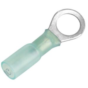 Pacer 16-14 Awg Heat Shrink Ring Terminal - 5/16" Stud Size - 100 Pack
