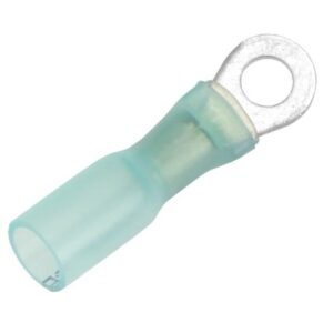 Pacer 16-14 Awg Heat Shrink Ring Terminal - #8 Stud Size - 25 Pack