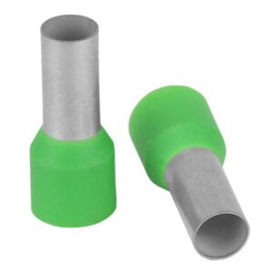 Pacer Green 6 Awg Wire Ferrule - 12mm Length - 10 Pack