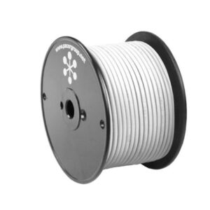 Pacer White 10 Awg Primary Wire - 100'