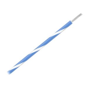Pacer 16 Awg Gauge Striped Marine Wire 500' Spool - Blue W/White Stripe