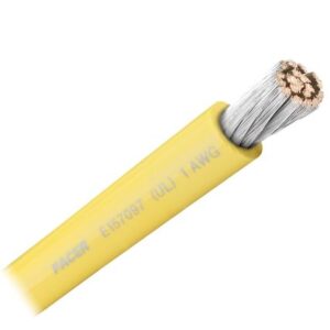 Pacer Yellow 1 Awg Battery Cable - Sold By The Foot