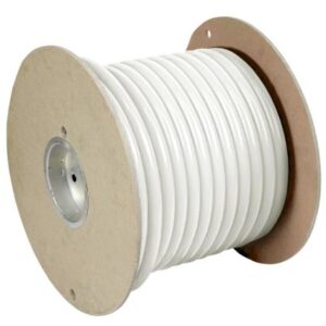 Pacer White 6 Awg Battery Cable - 100'