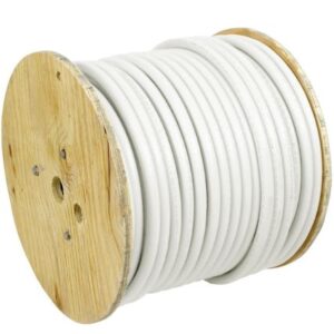 Pacer White 6 Awg Battery Cable - 250'