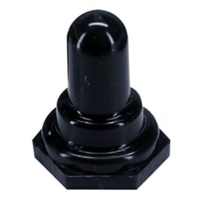 Paneltronics Toggle Switch Boot -" Hex Nut - Black
