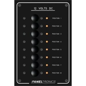 Paneltronics Standard Panel - Dc 8 Position Circuit Breaker W/Leds