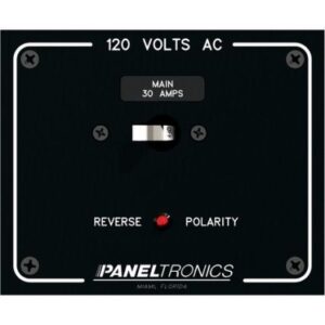 Paneltronics Standard Panel Ac Main Double Pole W/30amp Cb & Reverse Polarity Indicator