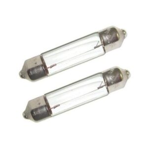 Perko Double Ended Festoon Bulbs - 12v, 10w, .80a - Pair