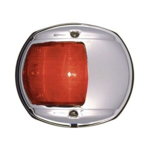 Perko Led Side Light - Red - 12v - Chrome Plated Housing