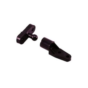 Perko Door Catches - Black Nylon - Pair