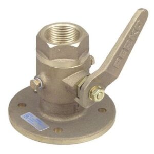Perko 1-1/4" Seacock Ball Valve Bronze Made In The Usa