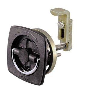 Perko Flush Latch - Non-Locking - 2.5" X 2.5" W/Offset Adjustable Cam Bar