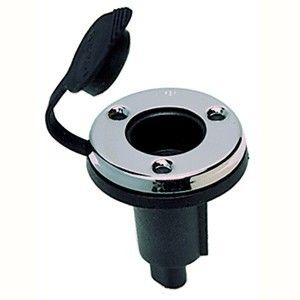 Perko Locking Collar Pole Light Mounting Base - 2 Pin - Round