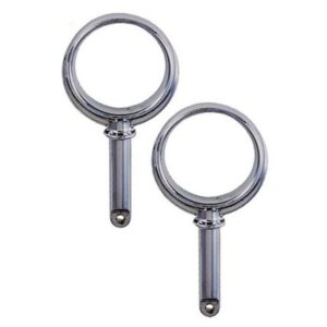 Perko Round Type Rowlock Horns - Plain Zinc