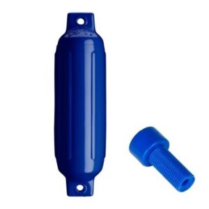 Polyform G-1 Twin Eye Fender 3.5" X 12.8" - Cobalt Blue