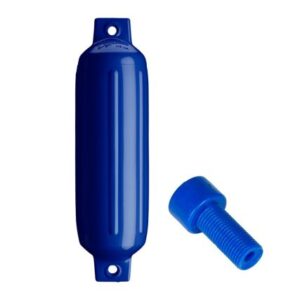 Polyform G-2 Twin Eye Fender 4.5" X 15.5" - Cobalt Blue