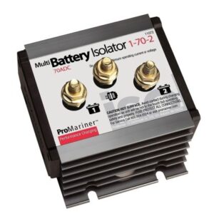 Promariner Battery Isolator - 1 Alternator - 2 Battery - 70 Amp