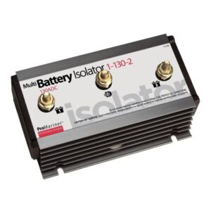 Promariner Battery Isolator - 130 Amp - 1 Alternator - 2 Battery