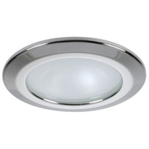 Quick Kor Xp Downlight Led - 6w, Ip66, Screw Mounted - Round Stainless Bezel, Round Warm White Light