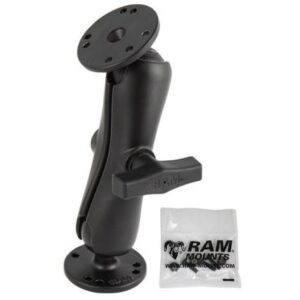 Ram Mount 1.5" Double Ball Mount With Hardware For Garmin Striker + More