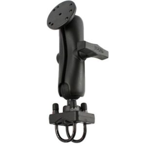 Ram Mount Double U-Bolt Rail Mount W/Round Base