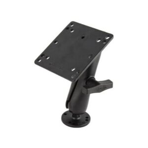 Ram Mount 4.75" Square Base Vesa 75mm & 100mm Hole Patterns W/Surface Mount - 1.5" Rubber Ball Size
