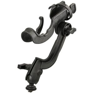 Ram Mount Ram-Rod 2000 Fishing Rod Holder With Ram-Rod Revolution Ratchet/Socket System And Track Ballbase