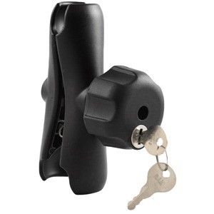 Ram Mount Double Socket Arm W/Locking Knob F/1.5" Ball Bases