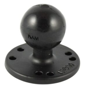 Ram Mount 2.5" Round Base W/0.31-18 Female Thread & 1.5" Ball - Amps Pattern