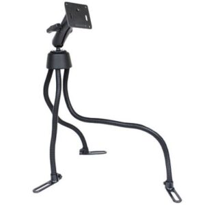 Ram Mount Pod Iii Universal No-Drill Mount W/Double Socket Arm, 2.5" Round Base & 3.625" Square Base