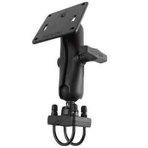 Ram Mount 1.5" Rail Mount W/Double U-Bolt Base & 3.625" Square Base (Vesa 75mm X 75mm Hole Pattern)