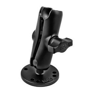 Ram Mount Double Socket Arm W/2.5" Round Base
