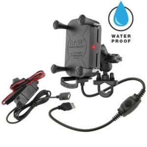 Ram Mount Tough-Charge Waterproof Wireless Charging Motorcycle Mount