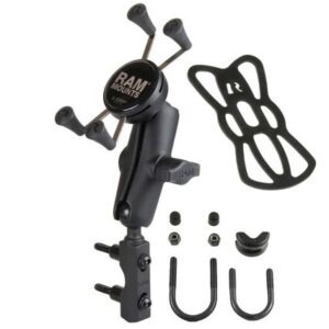 Ram Mount Combination Brake/Clutch Reservoir U-Bolt Mount W/Universal X-Grip Cell/Iphone Cradle