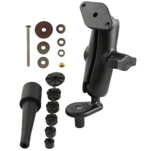 Ram Mount Fork Stem Motorcycle Base W/Double Socket Diamond