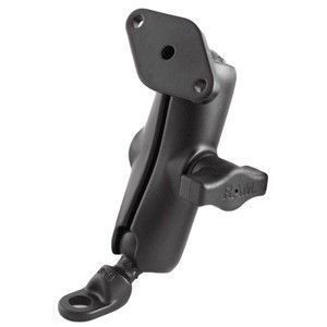 Ram Mount 9mm Angled Base W/Double Socket Arm & Diamond Adapter