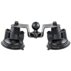 Ram Mount Dual Articulating Suction Cup Base W/1" Ball Base