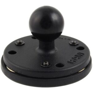 Ram Mount Triple Magnetic 2.5" Round Base W/1" Ball