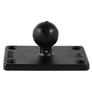 Ram Mount 2" X 3" Rectangle Base W/1" Ball