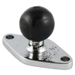Ram Mount Chrome Diamond Base W/1" Ball