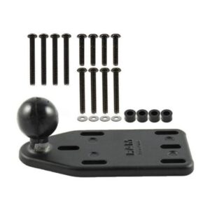 Ram Mount Motorcycle Brake/Clutch Reservoir Cover Base W/1" Ball Offset