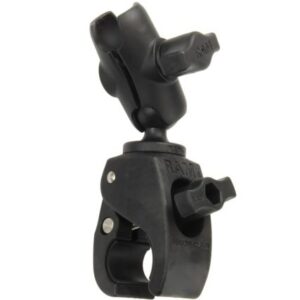 Ram Mount Tough-Claw Small Clamp Mount W/Double Socket Arm - 1" Ball