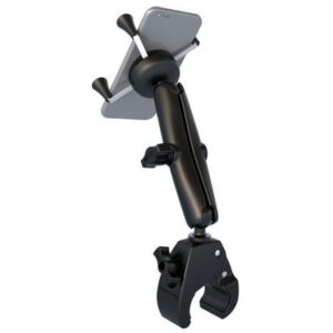 Ram Mount Universal Tough-Claw Base W/Long Double Socket Arm & Universal X-Grip Cell/Iphone Cradle