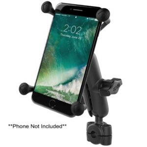 Ram Mount Ram Torque 3/8" -" Diameter Mini Rail Base With 1" Ball, Medium Arm And X-Grip For Larger Phones