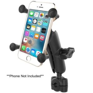 Ram Mount Ram Torque 3/8" -" Diameter Mini Rail Base With 1" Ball, Medium Arm And X-Grip For Phones