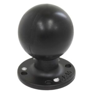 Ram Mount Ram Round Plate W/Ball - 2.25" - D Size Ball - Hole Plate